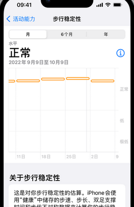 石棉iPhone手机维修如何在iPhone开启'步行稳定性通知'