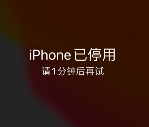 石棉苹果手机维修分享:iPhone 显示“不可用”或“已停用”怎么办？还能保留数据吗？ 