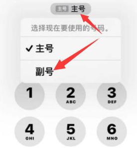 石棉苹果14维修店分享iPhone 14 Pro Max使用副卡打电话的方法 